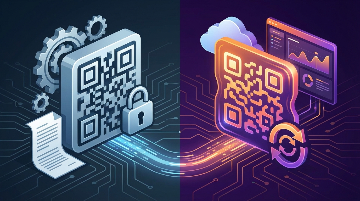 Section illustration: Static vs. Dynamic QR Codes: Why Your Choice Matters — best qr code generator