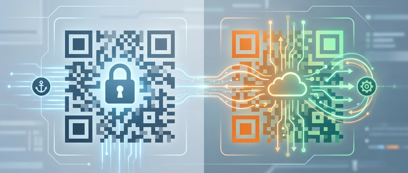 Section illustration: Is a Free QR Code Permanent? Static vs. Dynamic Code Mechanics — code