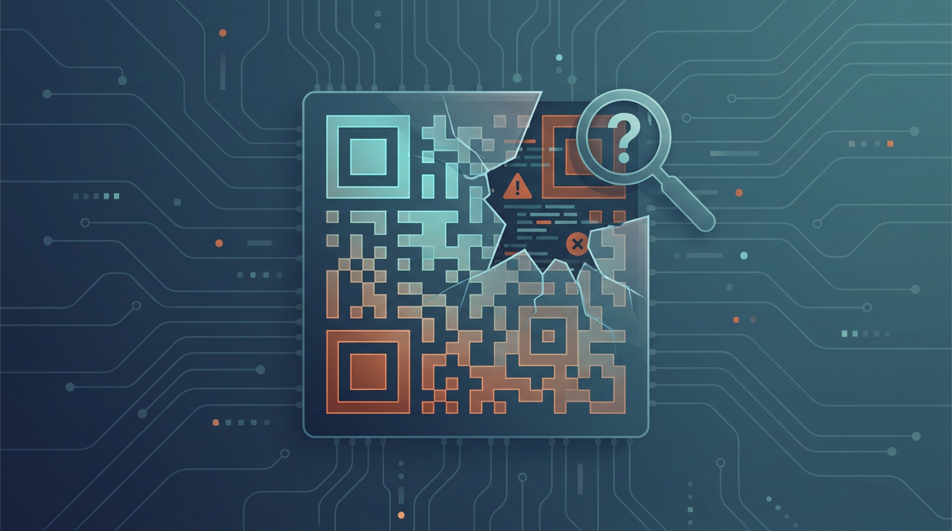 Section illustration: The Hidden Pitfalls of Free QR Code Generators — code