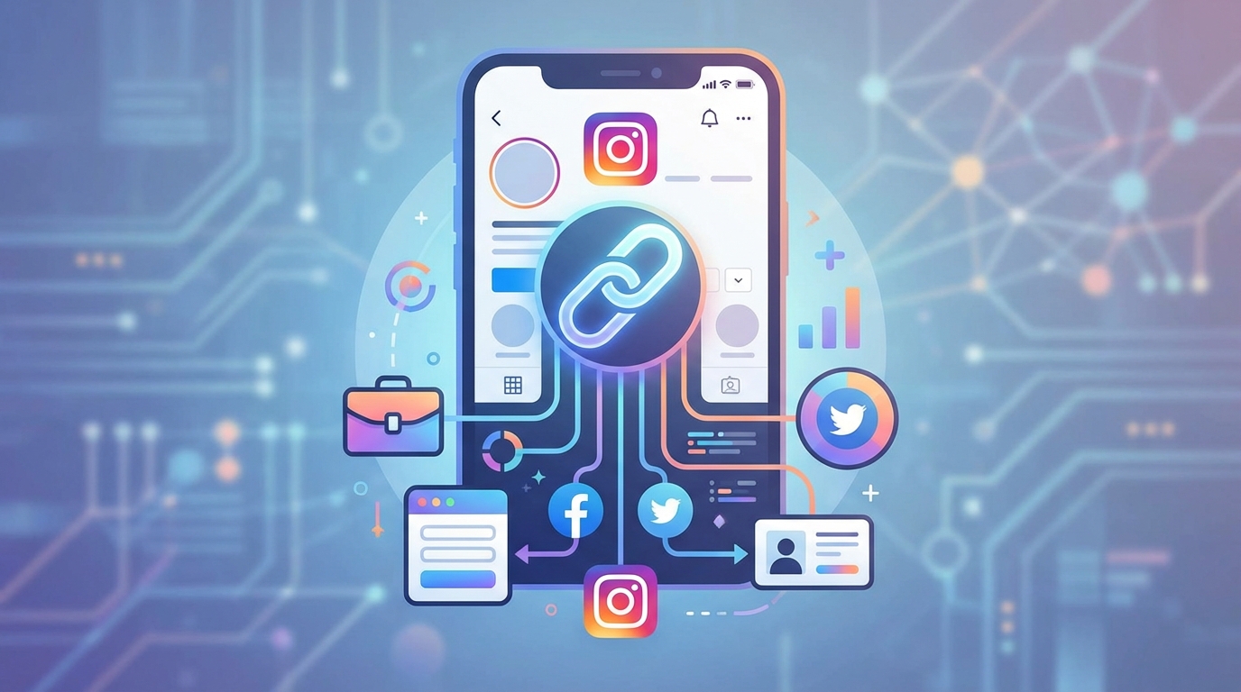 Instagram Link in Bio - digital business cards free