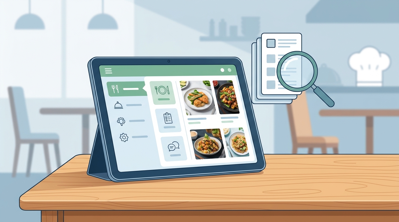 Resumen ejecutivo de una aplicación de menú digital para restaurantes