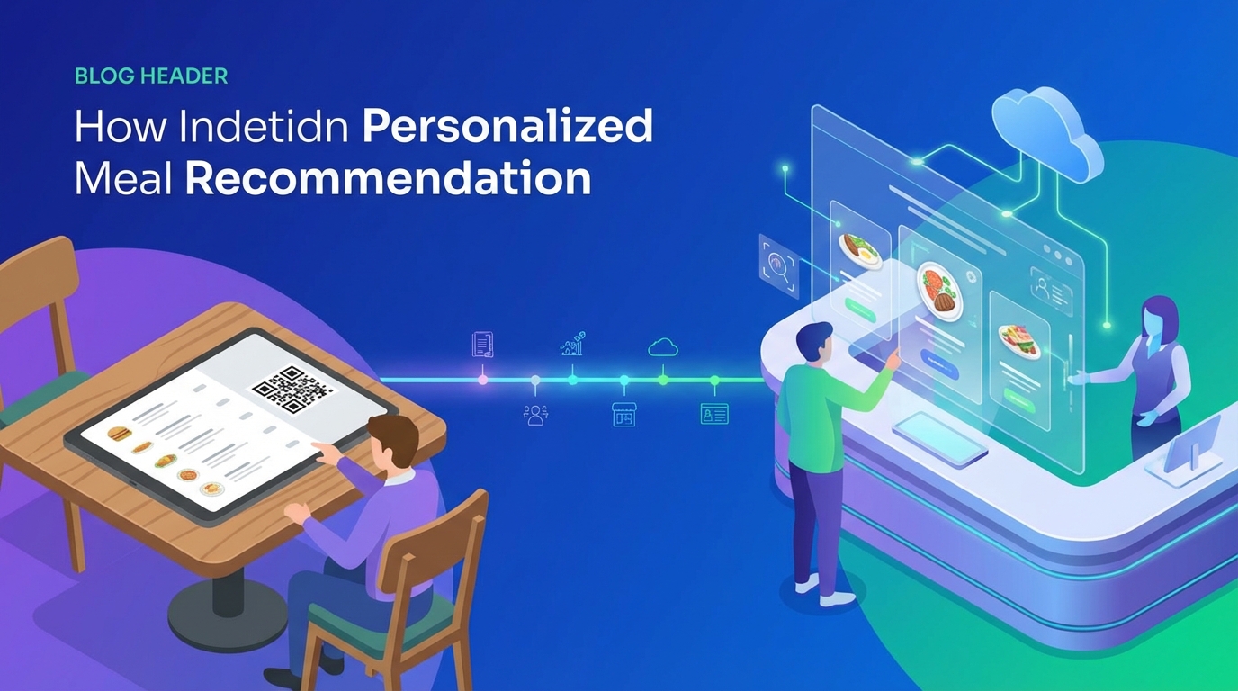 The historical timeline of the digital menu restaurant