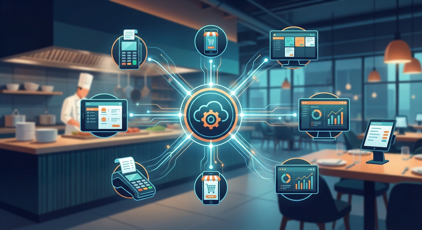 Integrated digital systems for restaurants