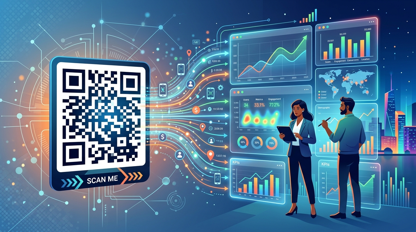 Benefits of using a dynamic QR code with analytics