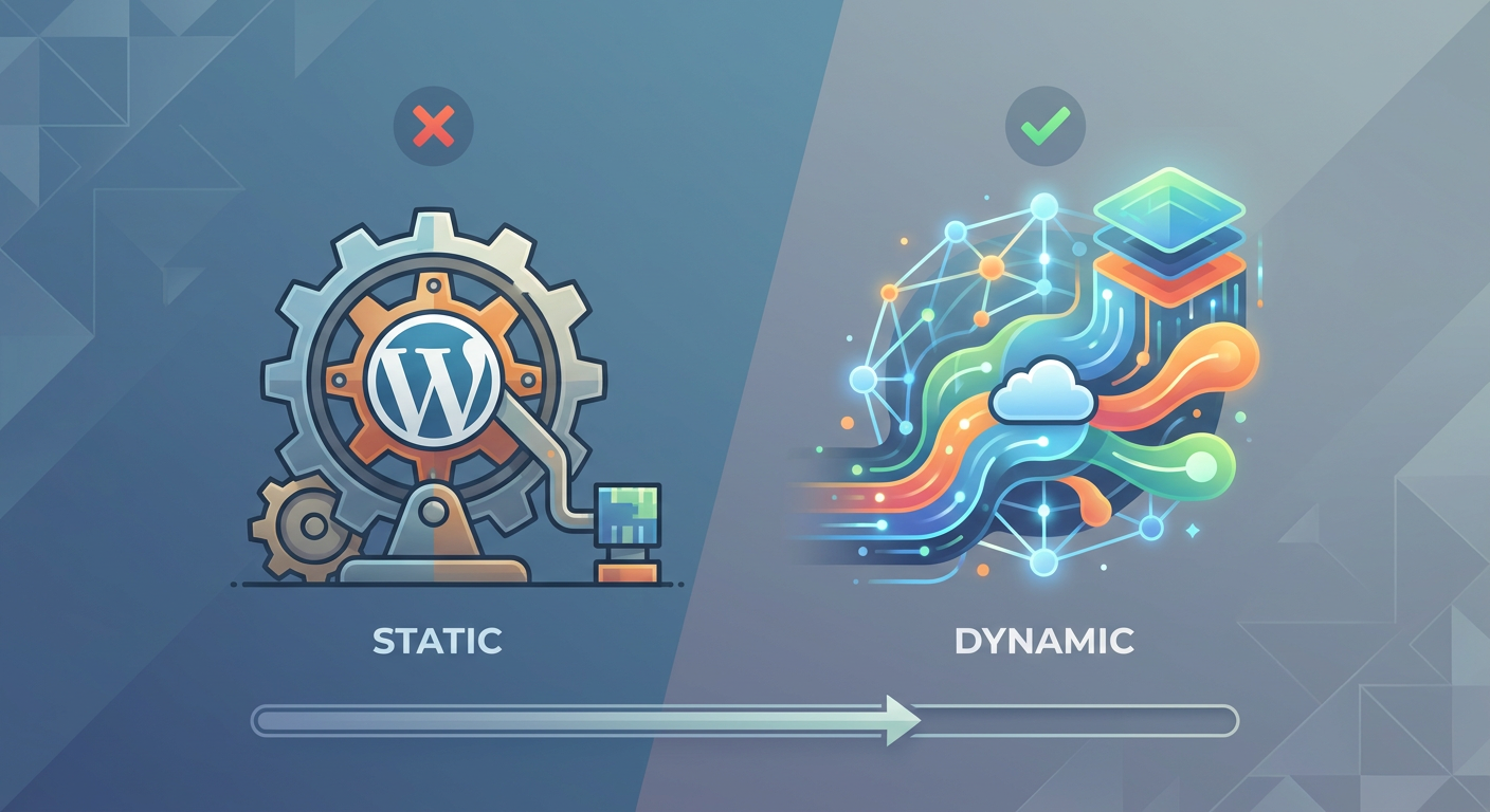 Section illustration: Static vs. Dynamic: Why Word's Built-In Generator Falls Short β how