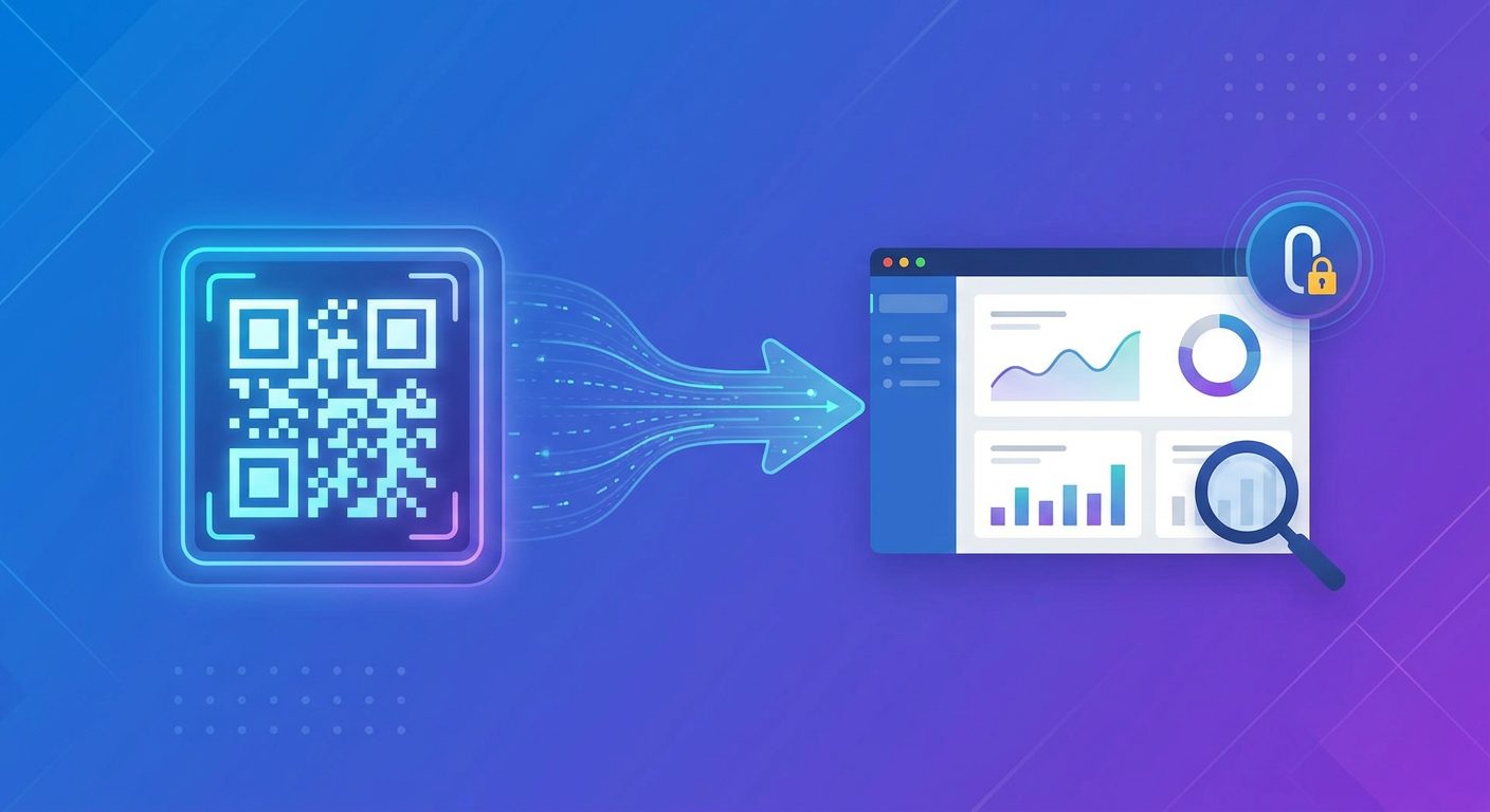 Section illustration: Can you track scans on a free static QR code? — how to track qr code scans