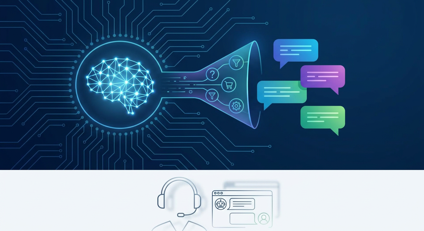 Section illustration: 1. Demystifying Intent Detection (NLP Classification Layer) for Modern Customer Support — intent detection (NLP classification layer)