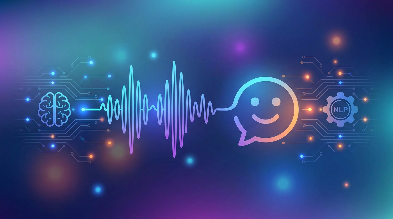 Section illustration: 2. How Do You Make an AI Chatbot Sound Human? Crafting Tone-of-Voice Training Prompts — intent detection (NLP classification layer)