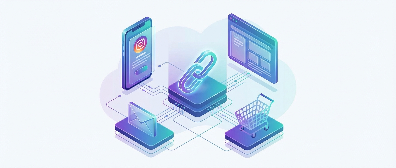 Section illustration: Executive Summary — link in bio meaning for instagram