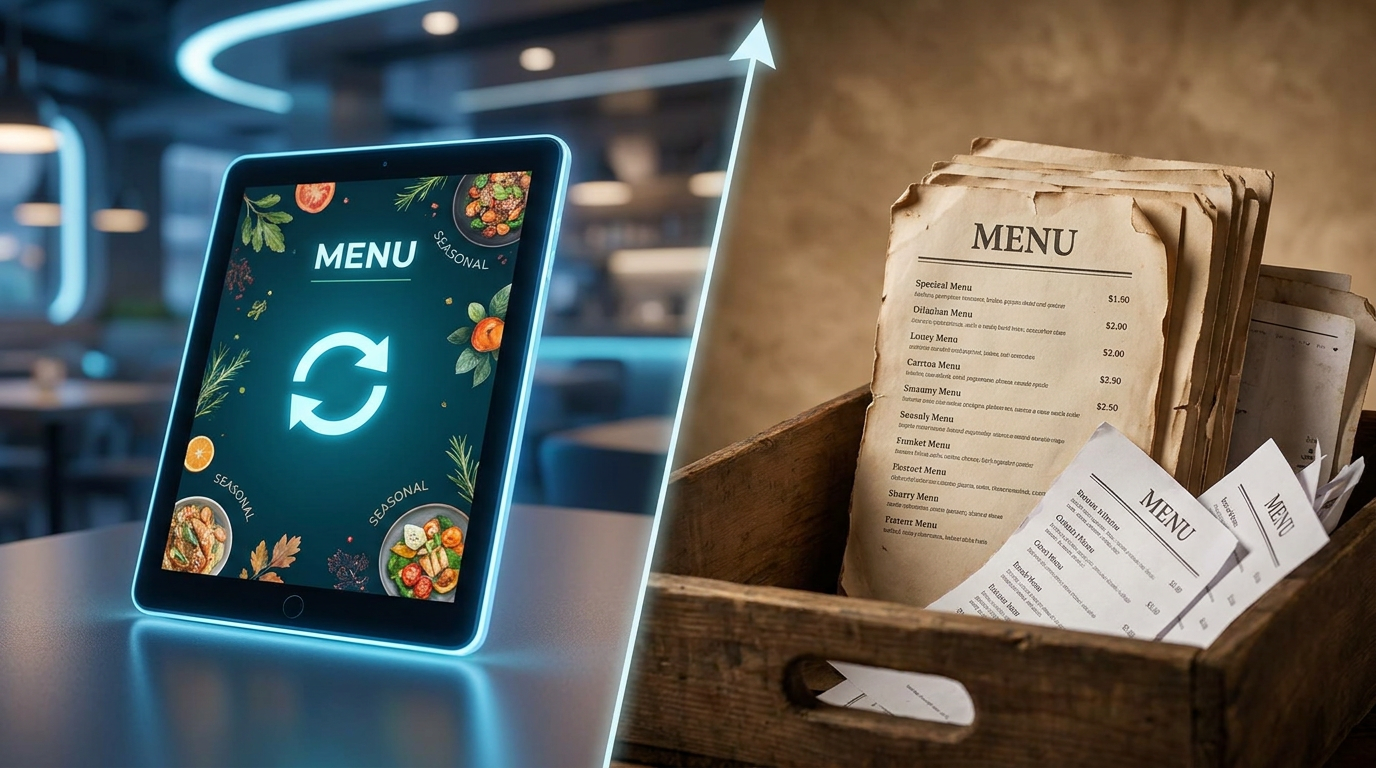 Digital Menu vs Printed Menu: Full Cost Comparison for Restaurants in 2026