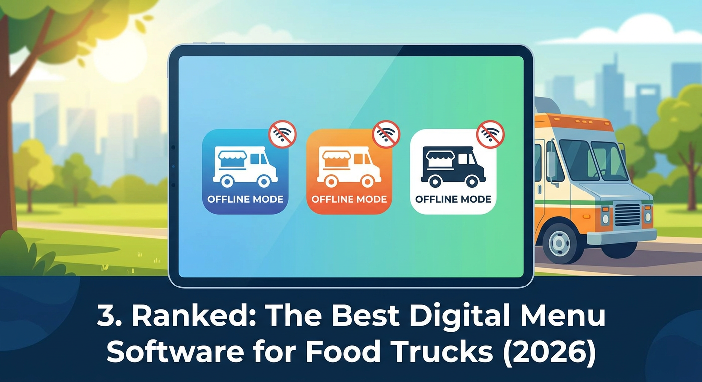Section illustration: 3. Ranked: The Best Digital Menu Software for Food Trucks (2026) — offline mode functionality