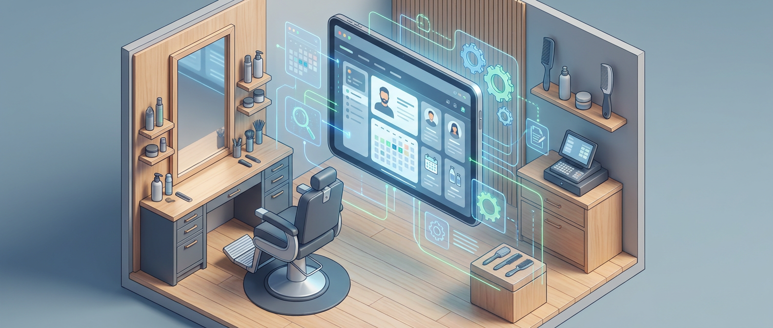 Section illustration: Vagaro Barbershop Module Deep Dive — Vagaro barbershop module