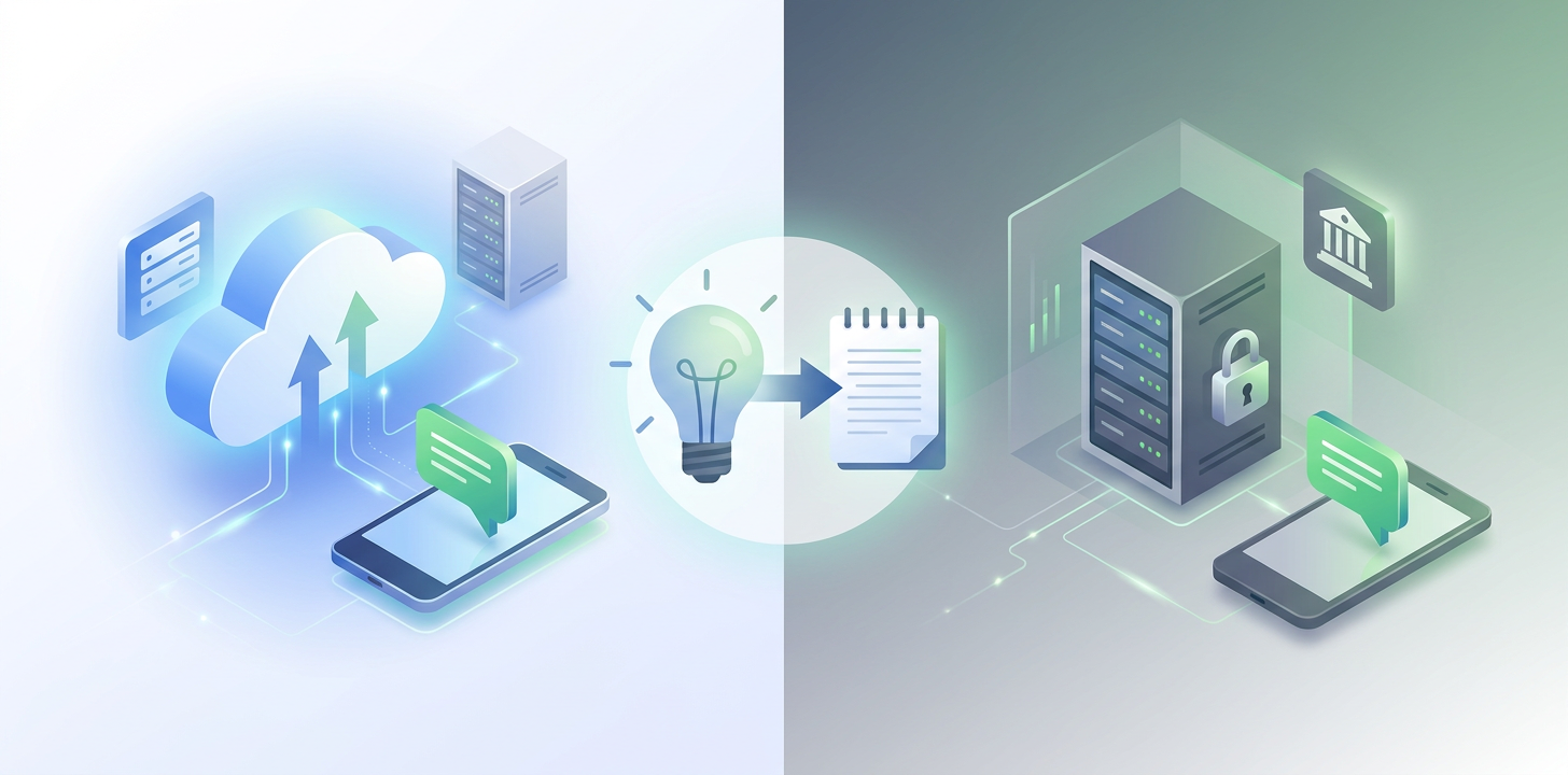 Section illustration: Key Takeaways — WhatsApp Business API (Cloud API vs. On-Premise API distinction)